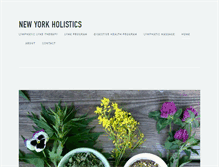 Tablet Screenshot of newyorkholistics.com